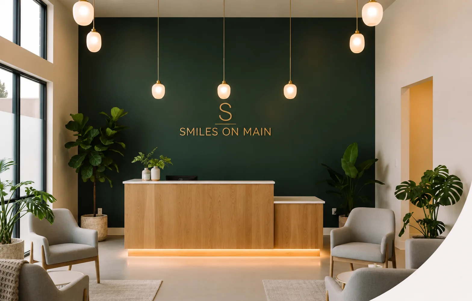 Inside Smiles on Main dental office